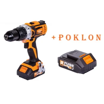 Villager Fuse akumulatorska bušilica/odvijač VLP 5220 058187 + POKLON baterija FUSE 18V 2.0Ah 056370